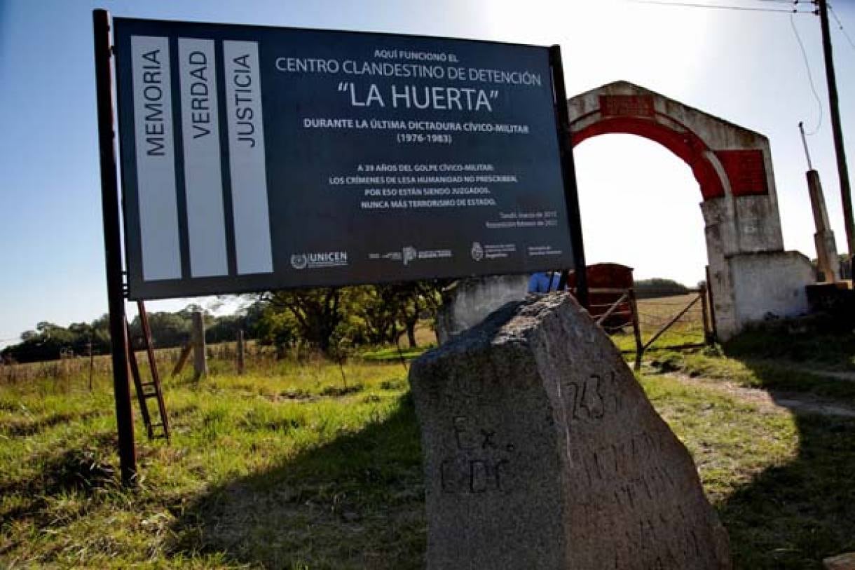 El centro clandestino "La Huerta" funcionó en un predio de la Ruta 226 y el camino a la Base Aérea Militar de Tandil.