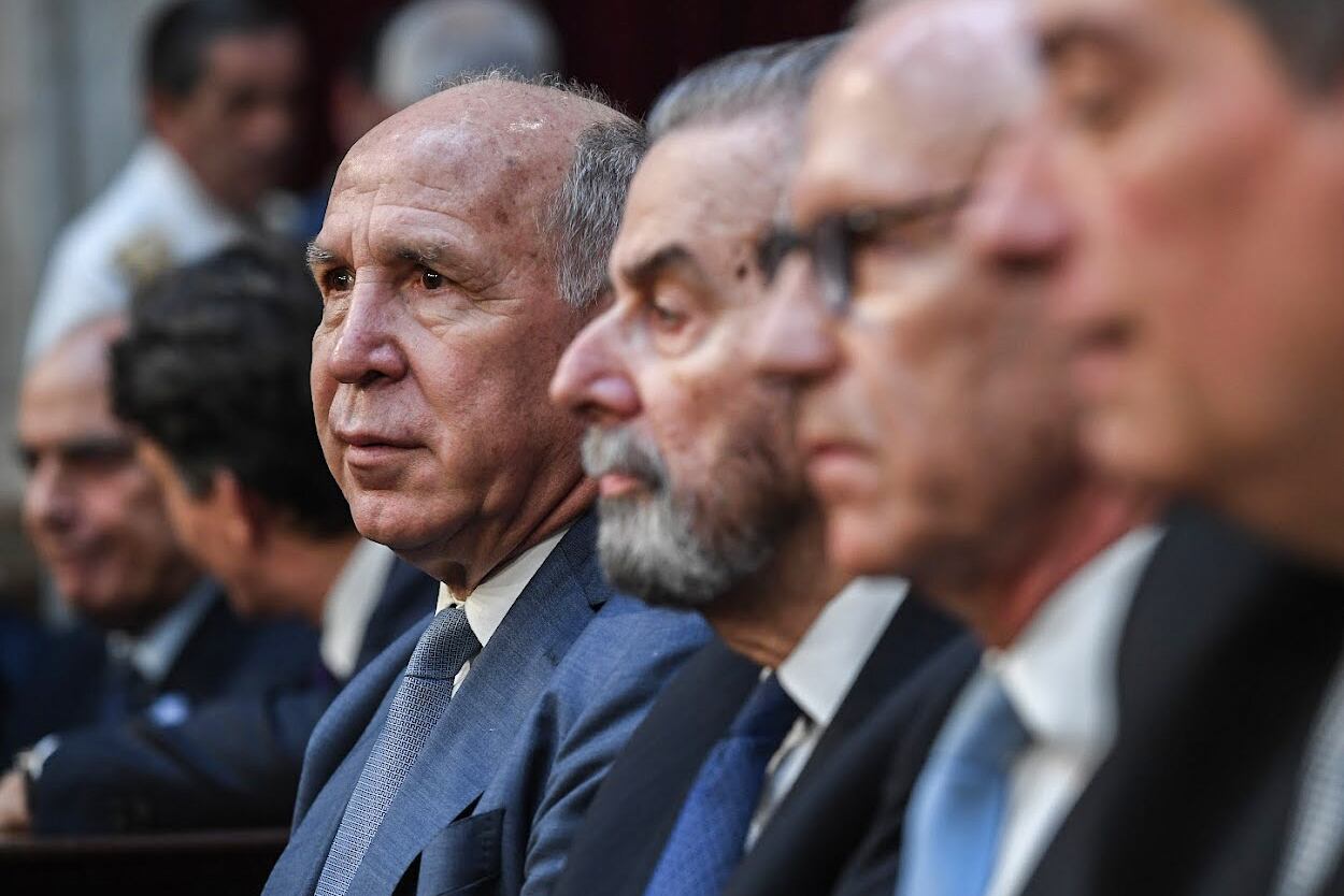 Los cuatro miembros de la Corte Suprema.
