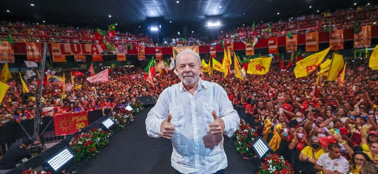 Lula en un acto partidario este domingo 24  / Ricardo Stuckert, Facebook de Lula 
