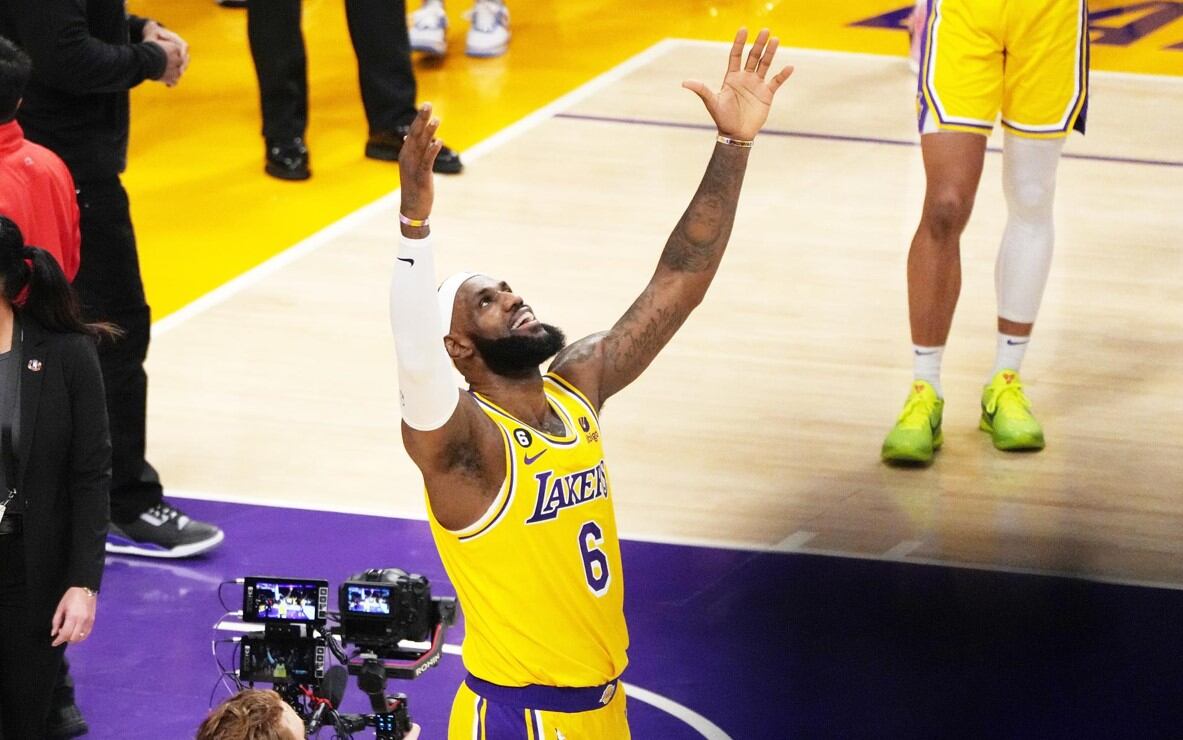 Gigante. LeBron James es el máximo anotador de la historia de la NBA. Imagen: EFE