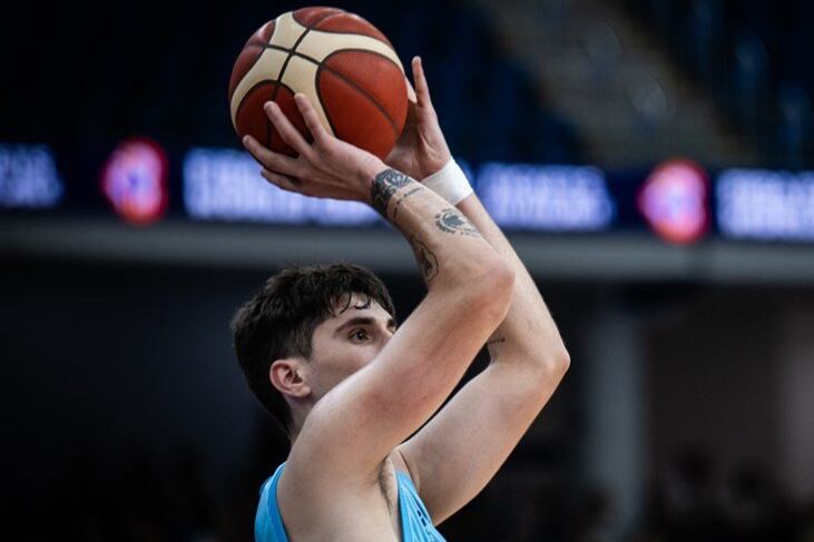 Lucas Fresno, escolta del Stella Azzurra de Italia y de la Selección Argentina Sub-19.