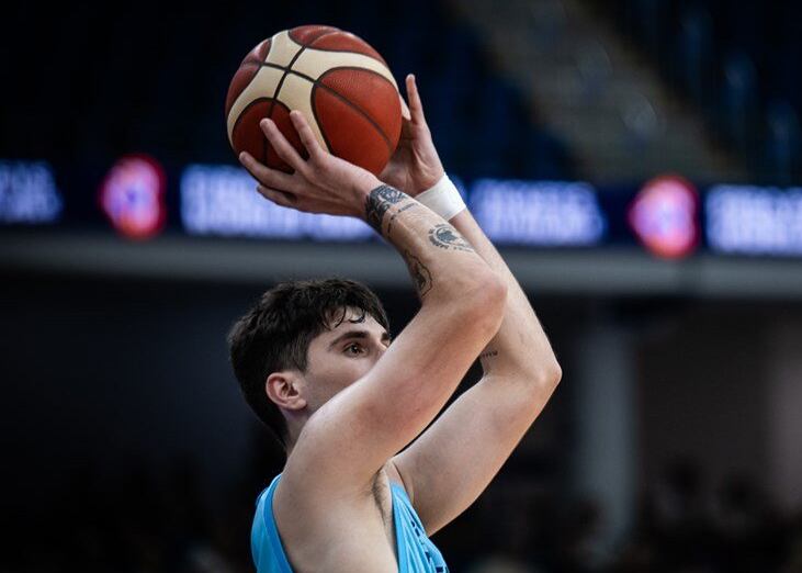 Lucas Fresno, escolta del Stella Azzurra de Italia y de la Selección Argentina Sub-19.