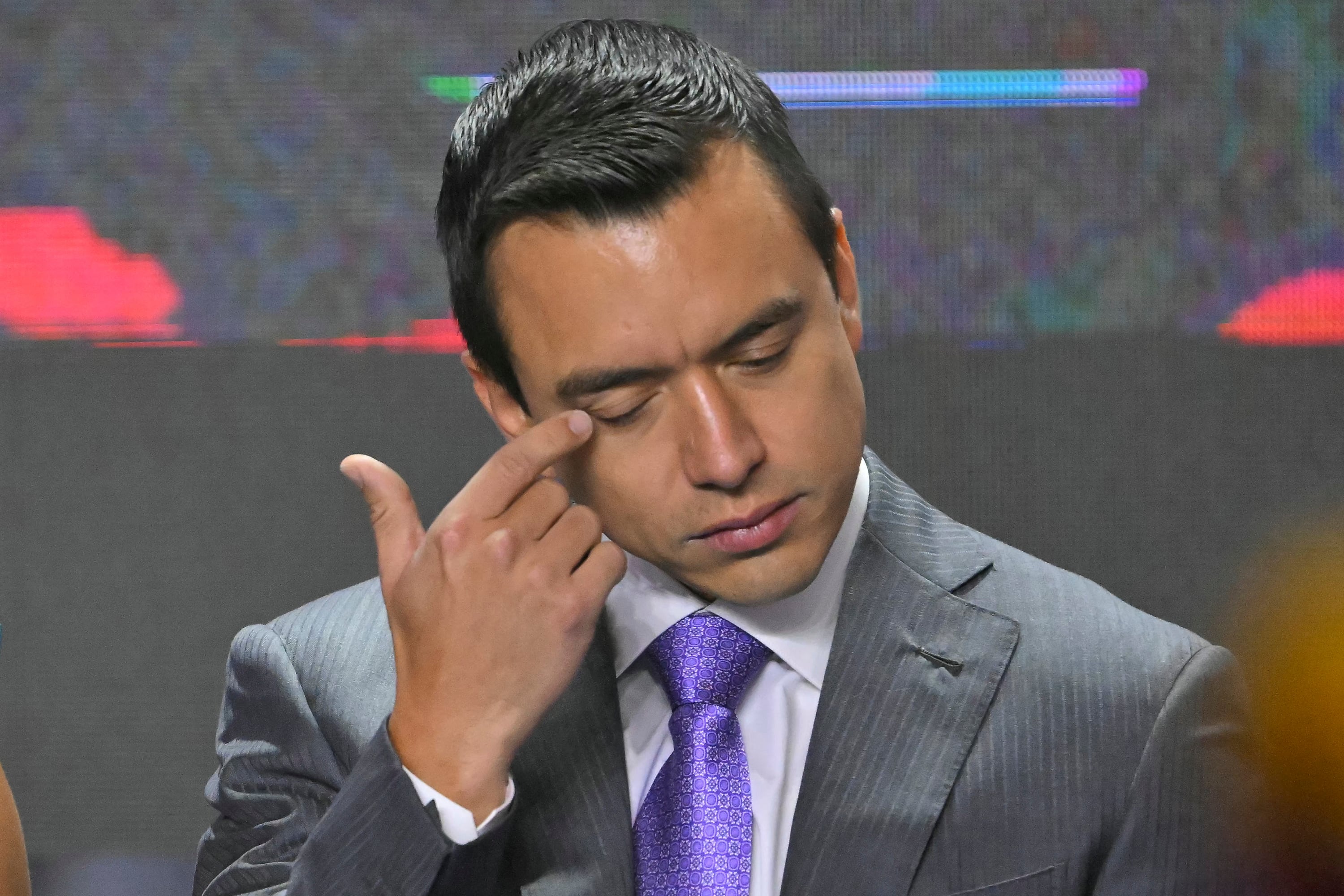 El presidente de Ecuador, Daniel Noboa