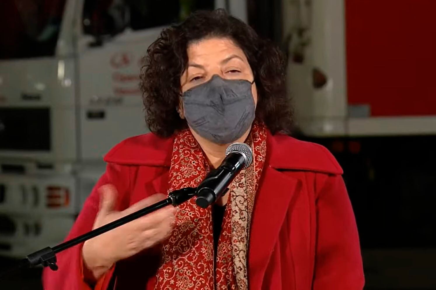 Carla Vizzotti, ministra de Salud de la Nación. 