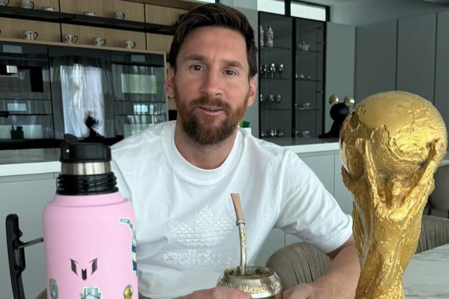 Messi saludó a los hinchas de la selección argentina a dos años de salir campeones del Mundial de Qatar 2022