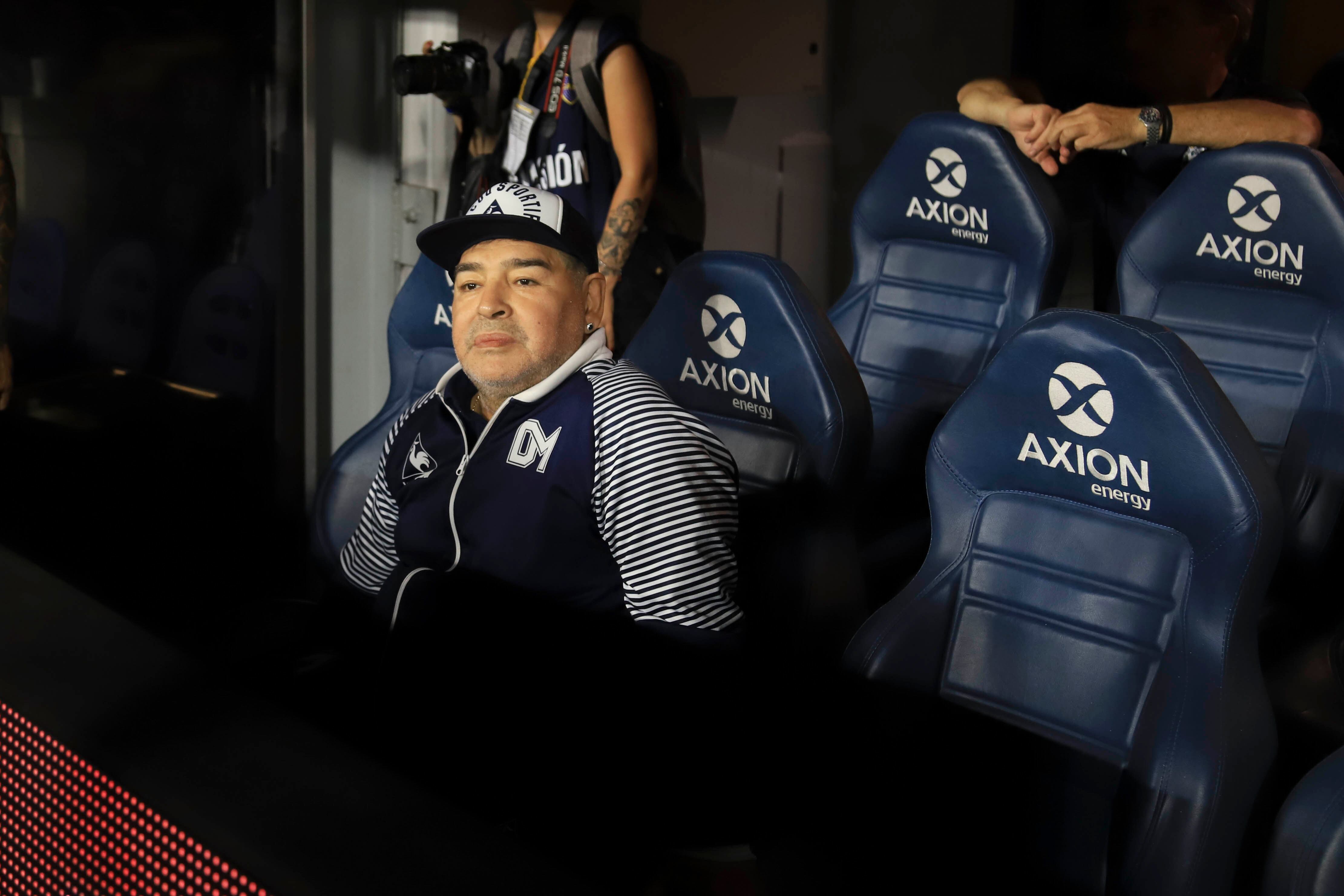 Maradona le mandó un mensaje de apoyo a los italianos.