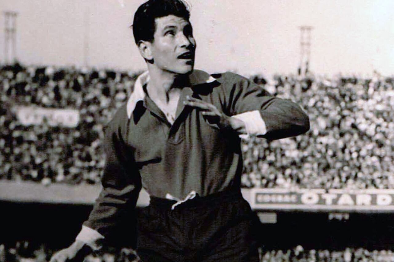 Micheli cuando defendía los colores de Huracán.
