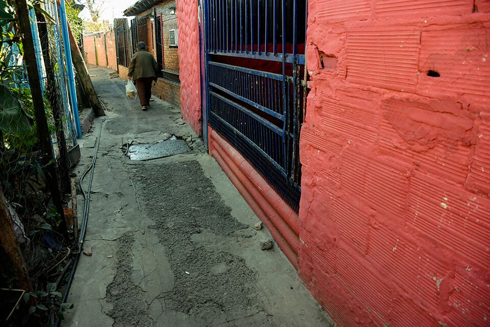 El  pasillo donde encontró la muerta Mariana Espinosa.