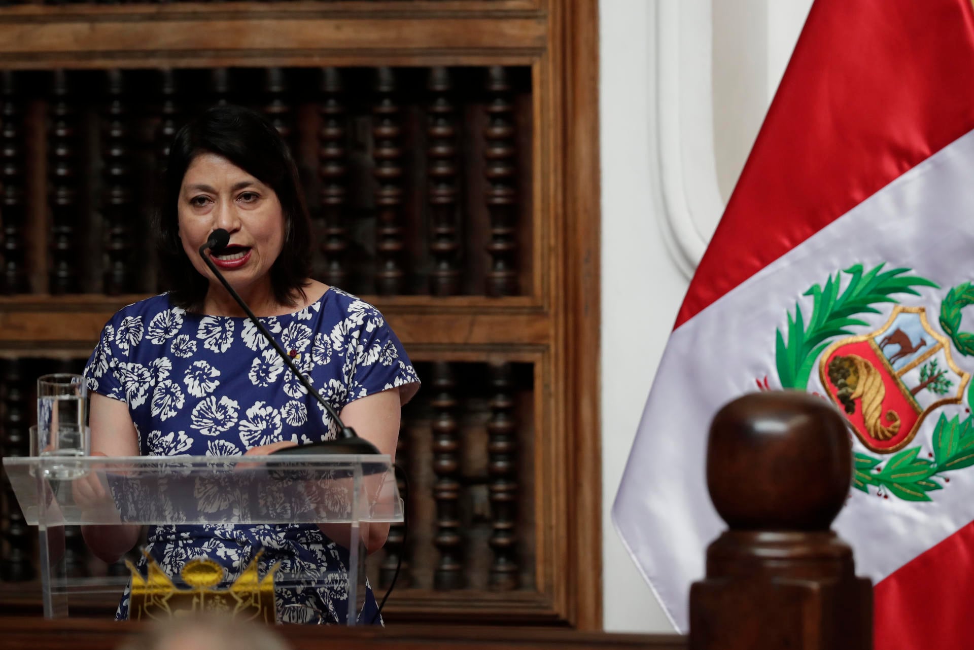 La canciller peruana Ana Cecilia Gervasi informó la decisión oficial de declarar persona non grata al embajador mexicano en Lima, Pablo Monroy.