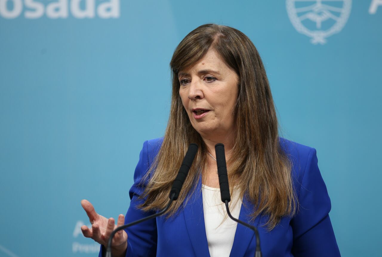 Gabriela Cerruti, vocera presidencial. 