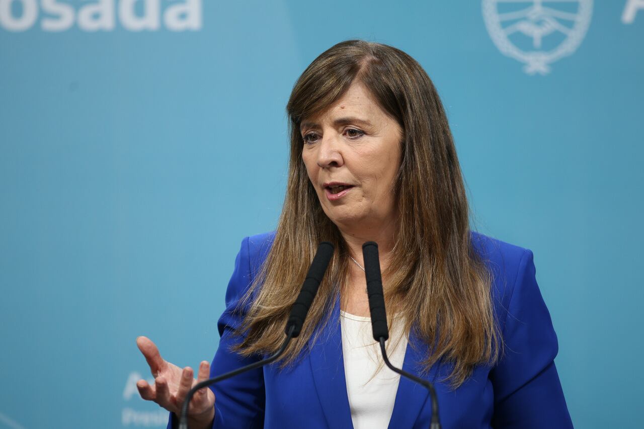 Gabriela Cerruti, vocera presidencial.