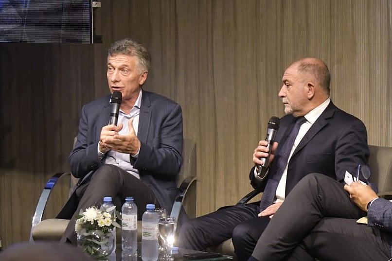 Mauricio Macri y el cordobés Luis Juez, que 