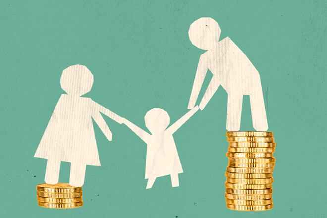 La manutención de los niños, judicializada.