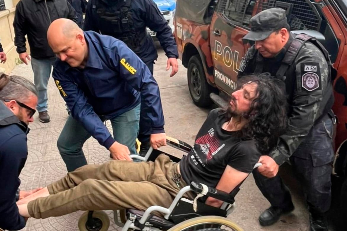 Pablo Laurta se descompensó cuahdo lo detuvieron.