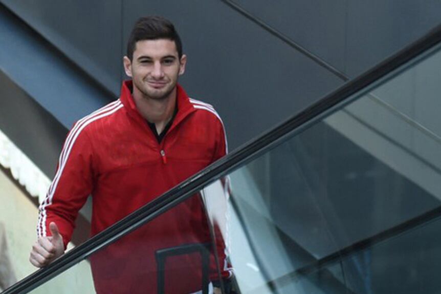 Cuando se conoció la oferta, Alario había reconoció que lo tentaba jugar en la Bundesliga.