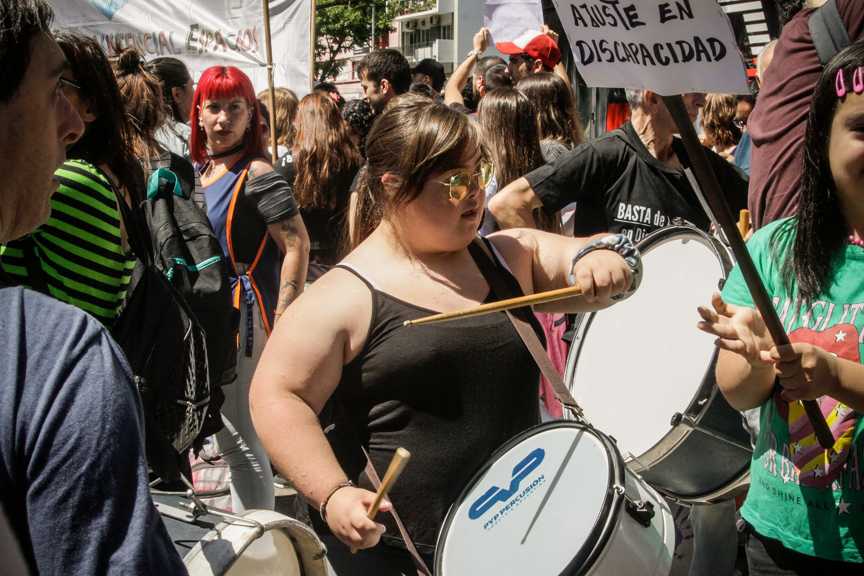 Protesta de discapacitados en Olivos-20/11/2024