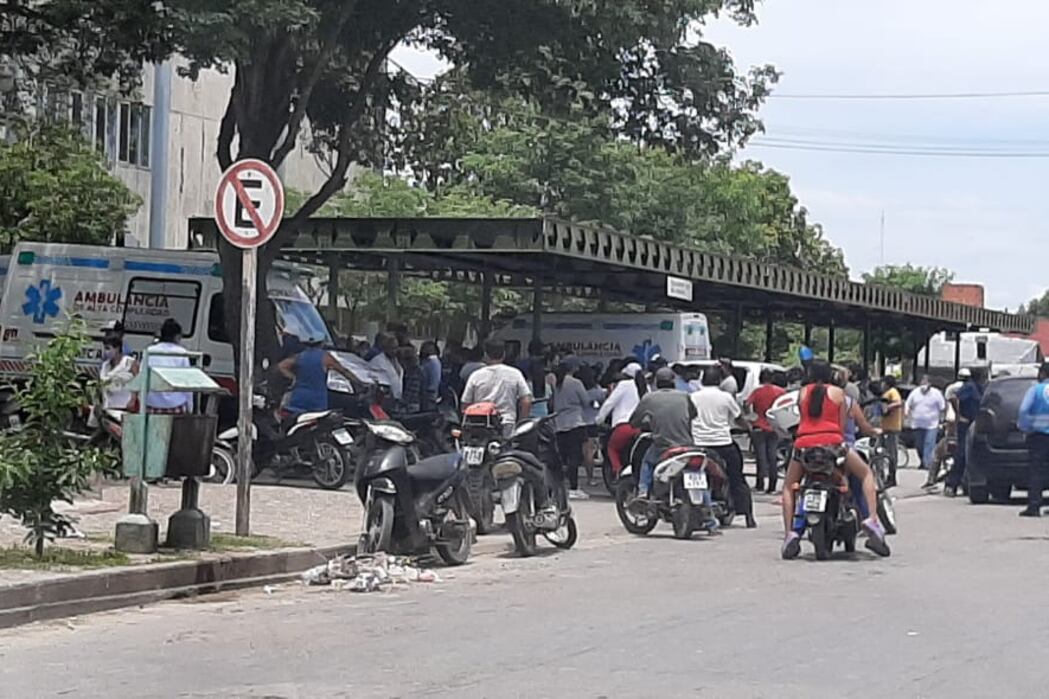 El día de los incidentes por las ambulancias en Orán.