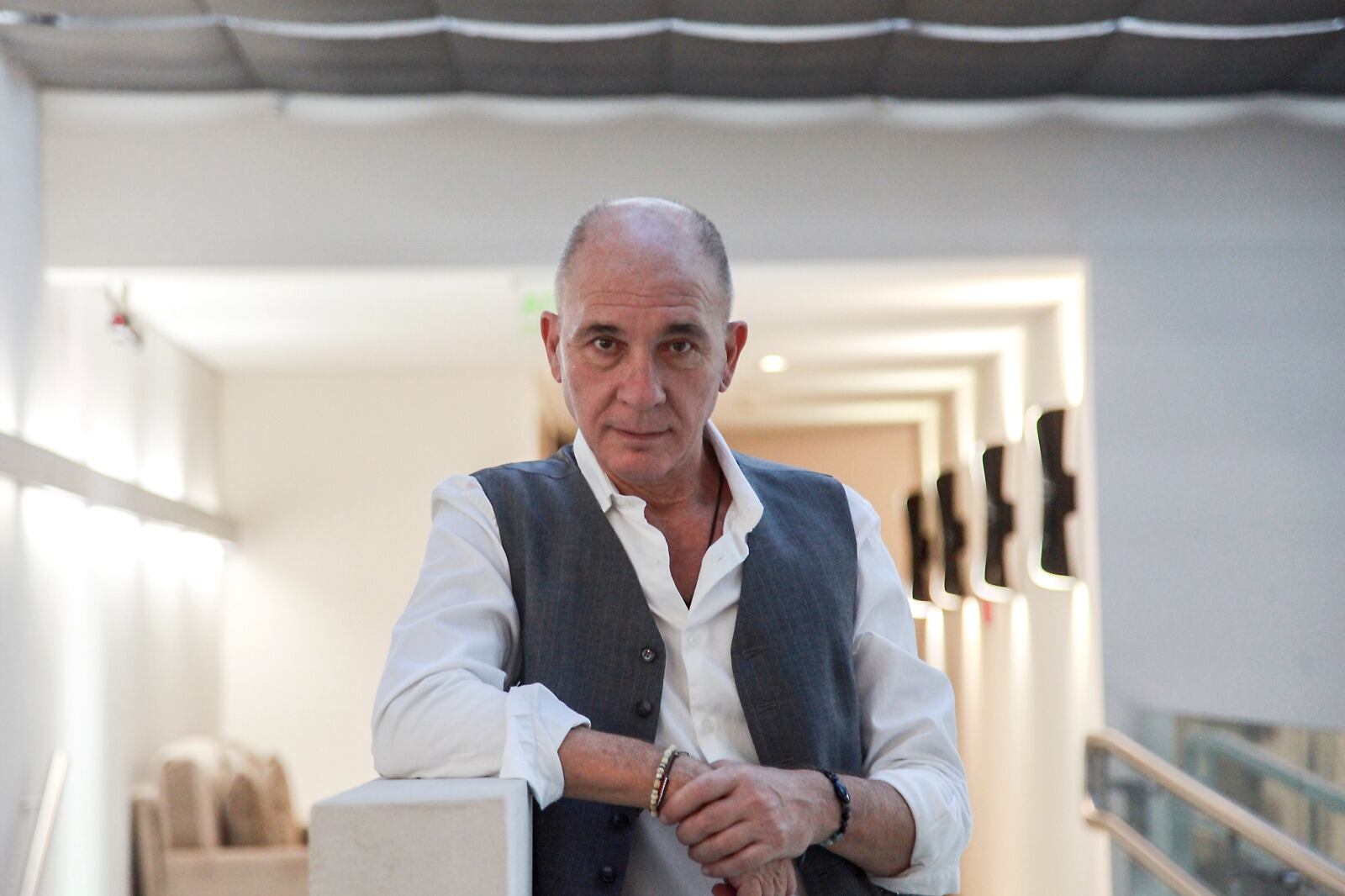 Grandinetti participó de la filmación de La residencia en plena pandemia.