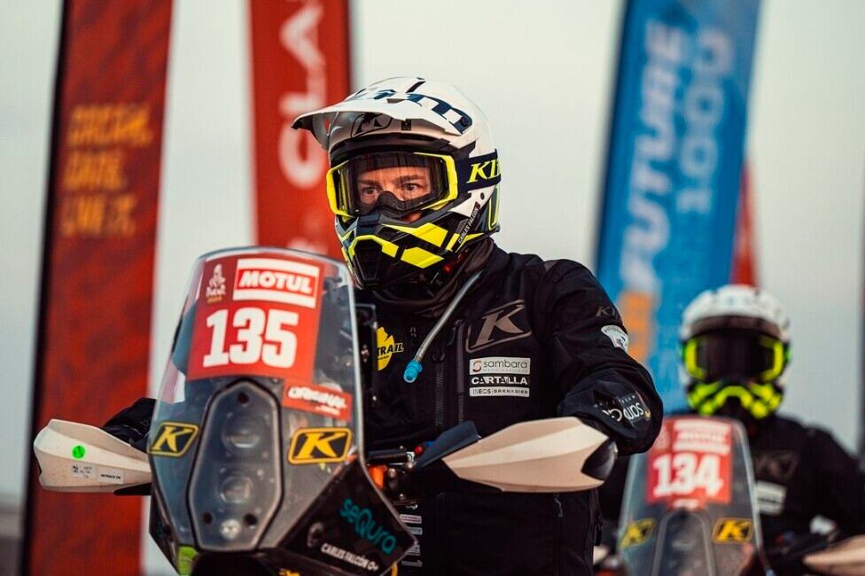 Carles Falcon competía por segunda vez en el Rally Dakar