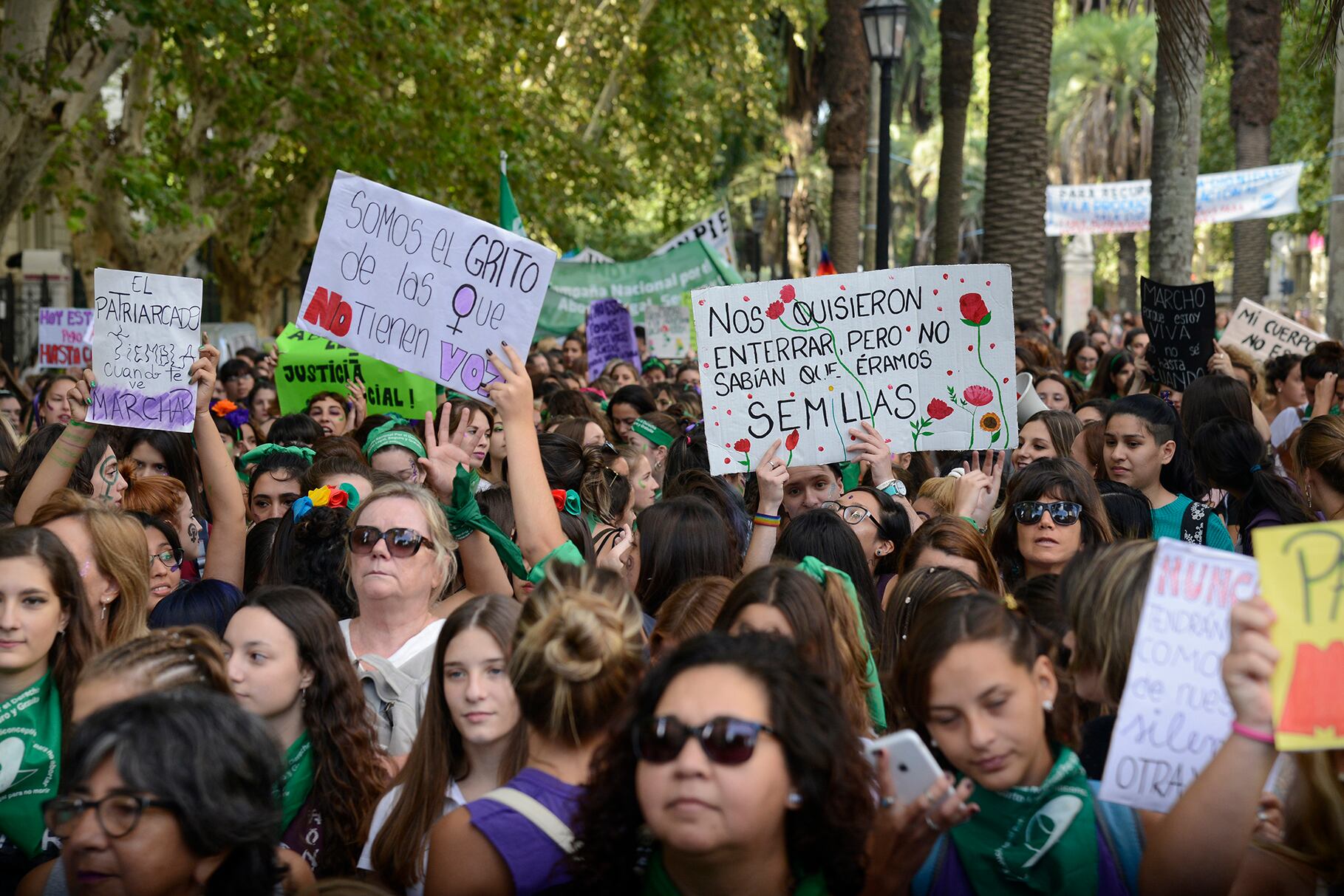 El poder de movilización del feminismo no tiene su reflejo en la lista de Diputados.