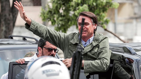 “Pretendemos transferir la embajada de Brasil de Tel Aviv a Jerusalén”, dijo ayer Bolsonaro.