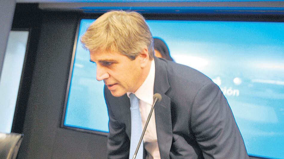 Ministro de Finanzas Luis Caputo.