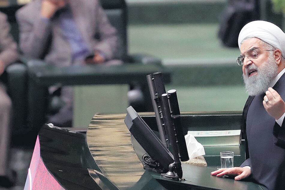 Rohani denunció que las políticas estadounidenses buscan presionar a la población.