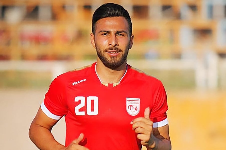 El exfutbolista iraní Amir Nasr-Azadani fue condenado a muerte por apoyar las protestas en su país. Imagen: @FIFPRO
