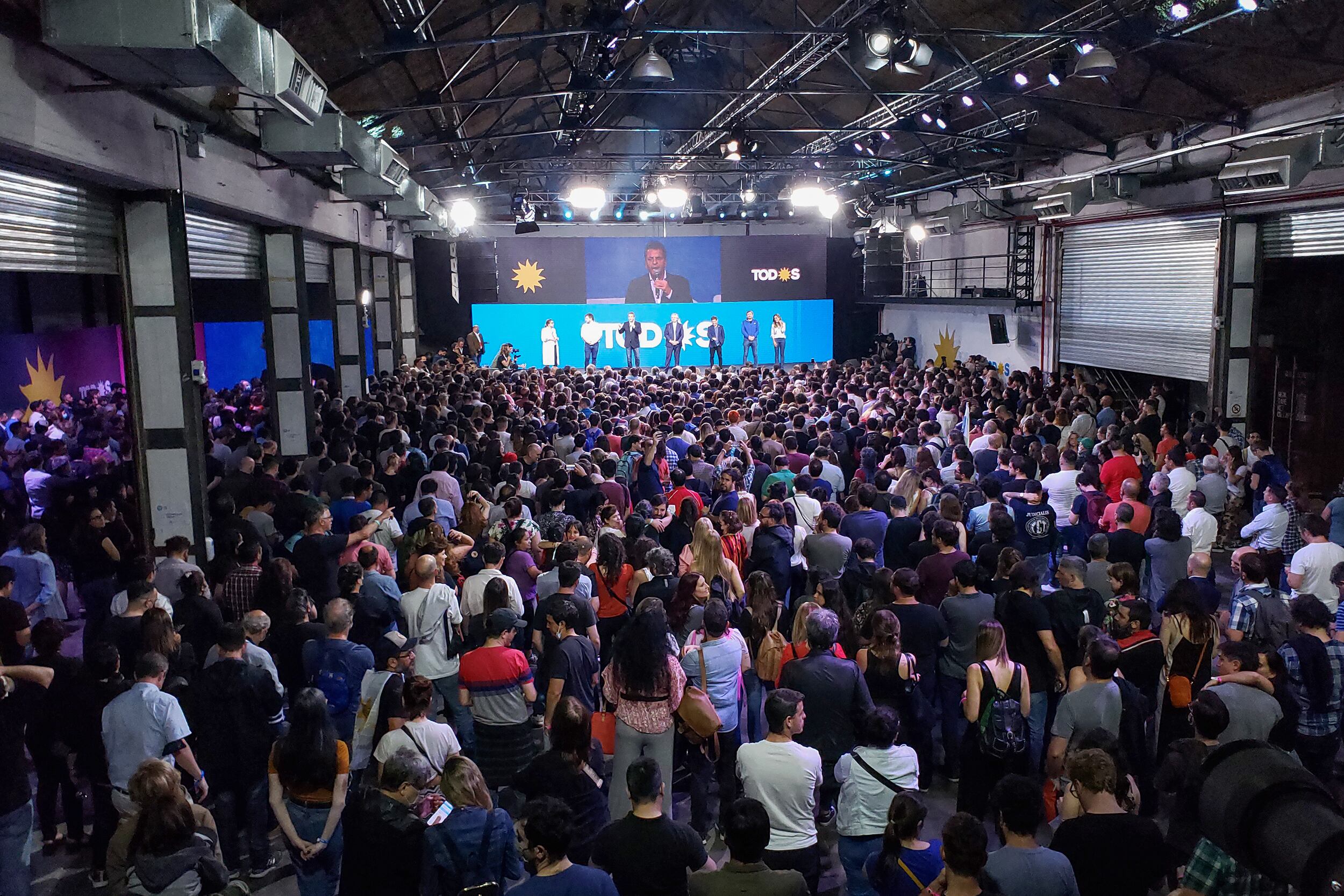 El bunker del Frente de Todos.