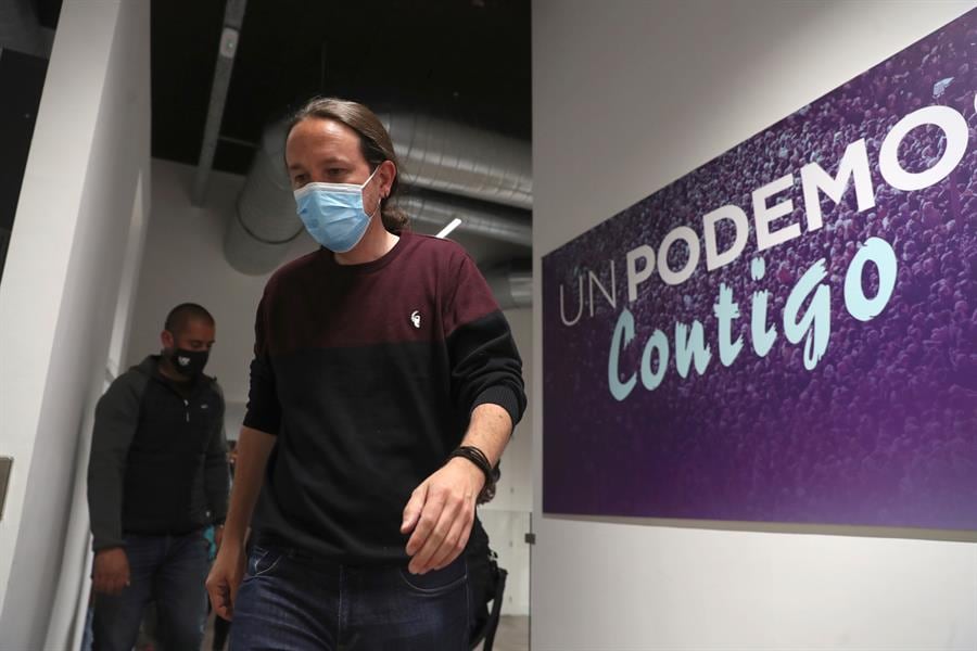 Pablo Iglesias anunció su retiro de la política "institucional".