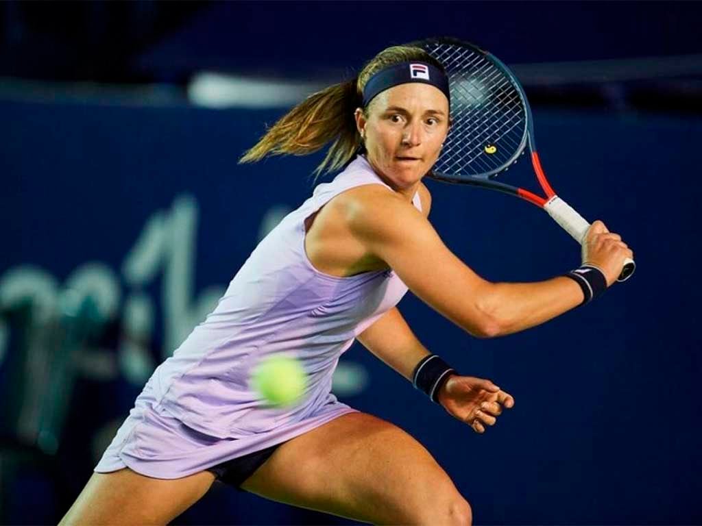 Nadia Podoroska, no pudo con la rusa Alexandrova.