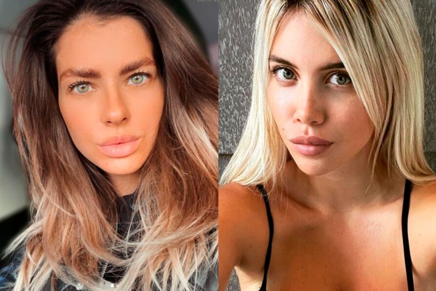 Wanda Nara y China Suárez.
