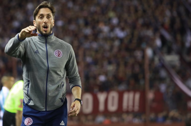 El técnico Luis Zubeldía.