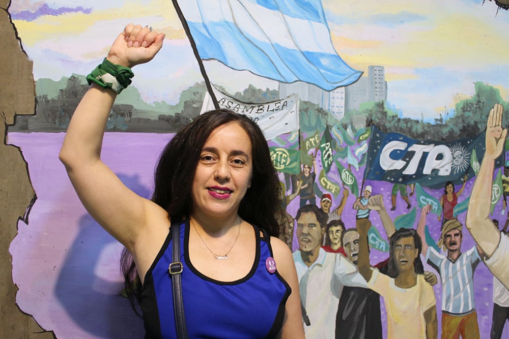 Pamela Valenzuela Cisternas es vocera de la Coordinadora Feminista 8M.