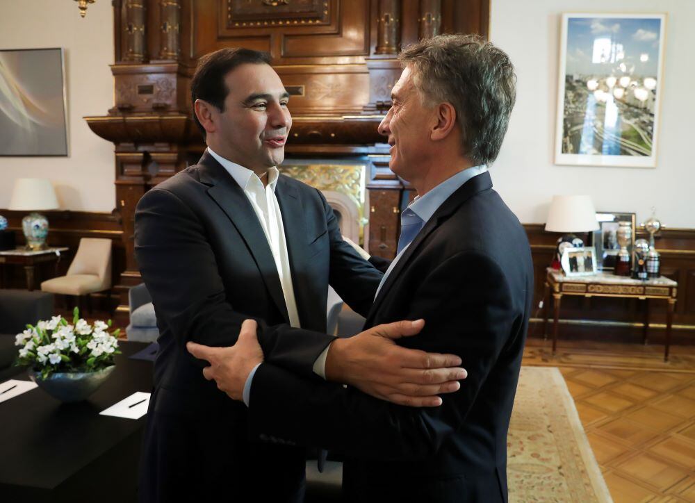 Macri recibió al gobernador de Corriente, Gustavo Valdés, en la Casa Rosada