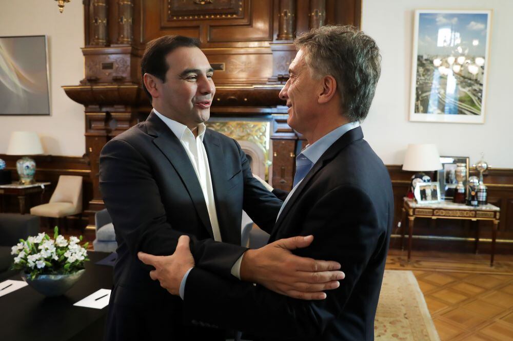 Macri recibió al gobernador de Corriente, Gustavo Valdés, en la Casa Rosada
