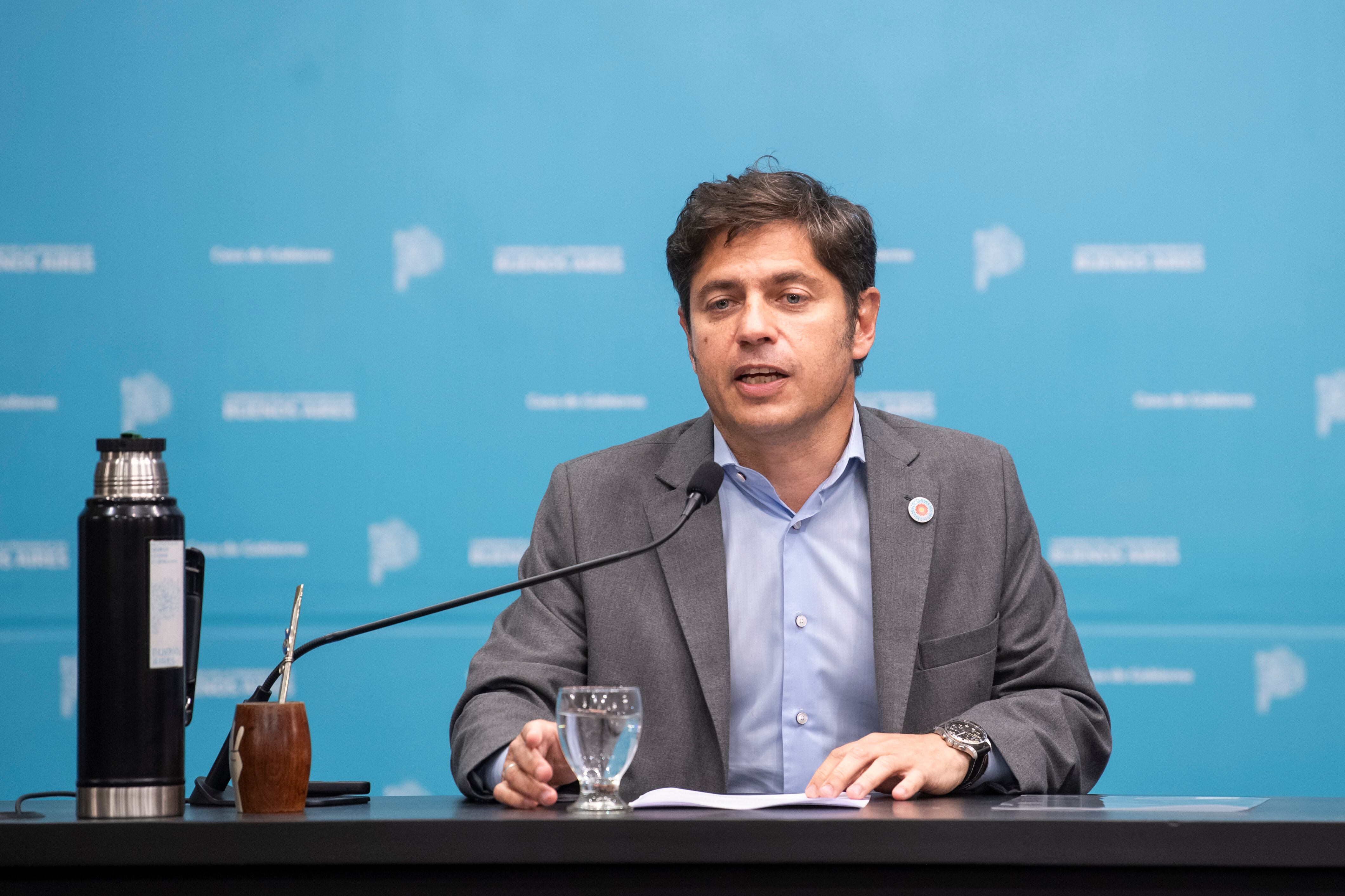 Axel Kicillof, gobernador de la provincia de Buenos Aires.