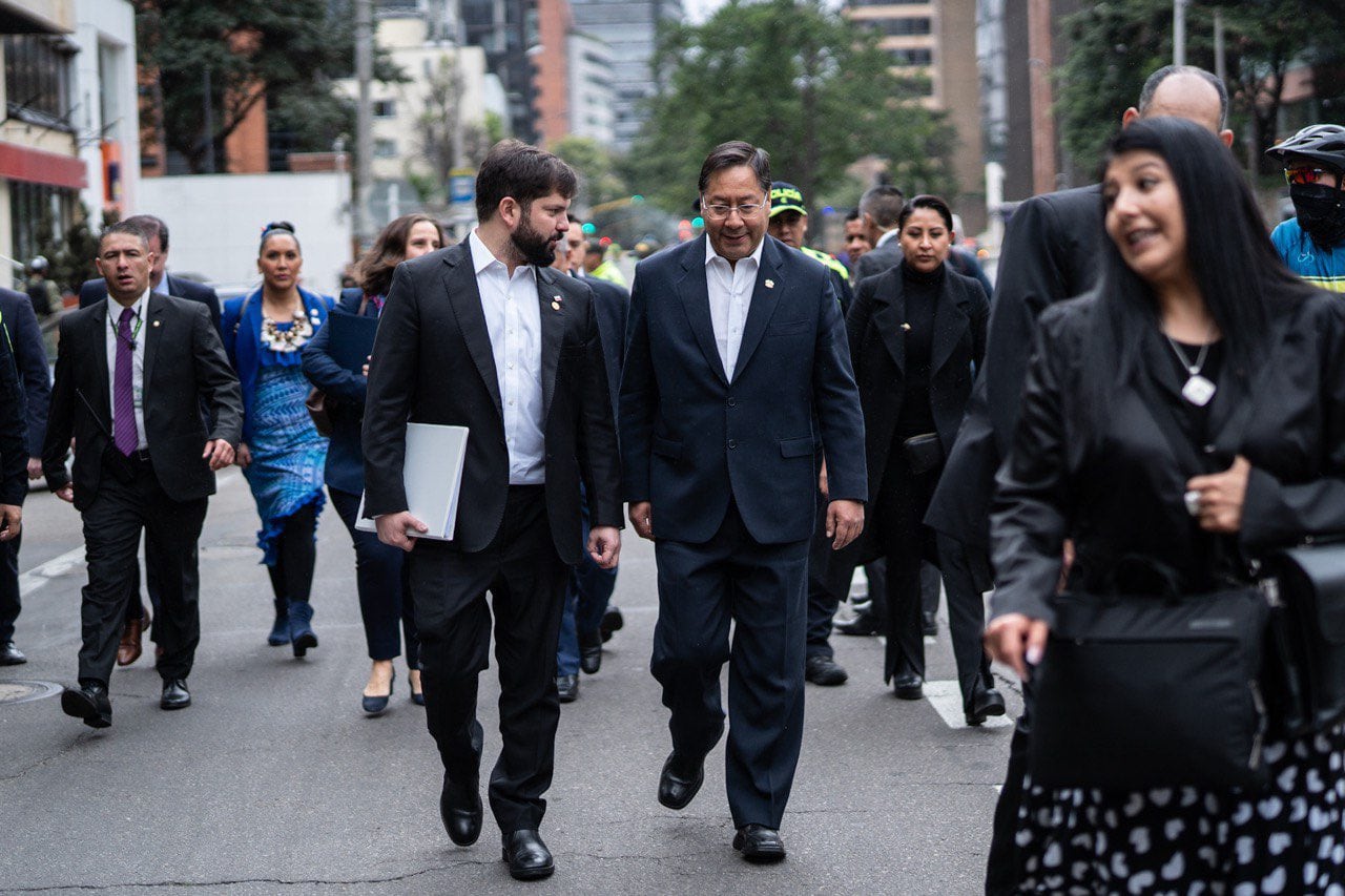 Presidentes Gabriel Boric y Luis Arce / Twitter de Gabriel Boric