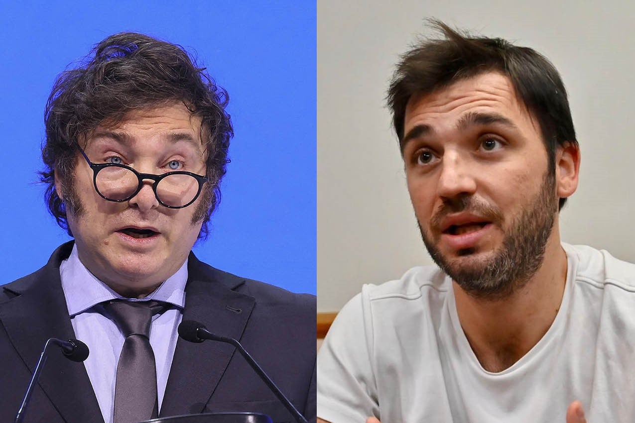 Presidente Javier Milei y gobernador de Chubut Ignacio "Nacho" Torres.