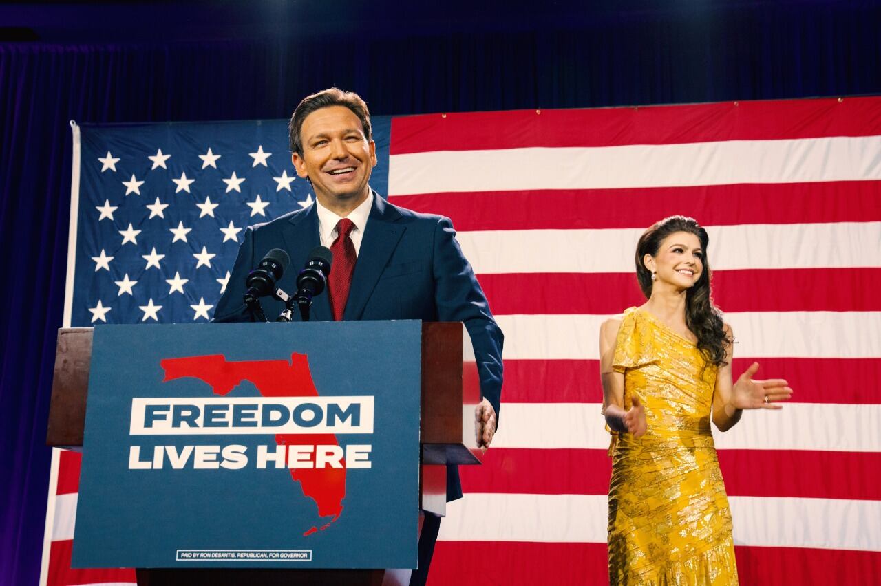 Ron DeSantis, reelecto gobernador de Florida.