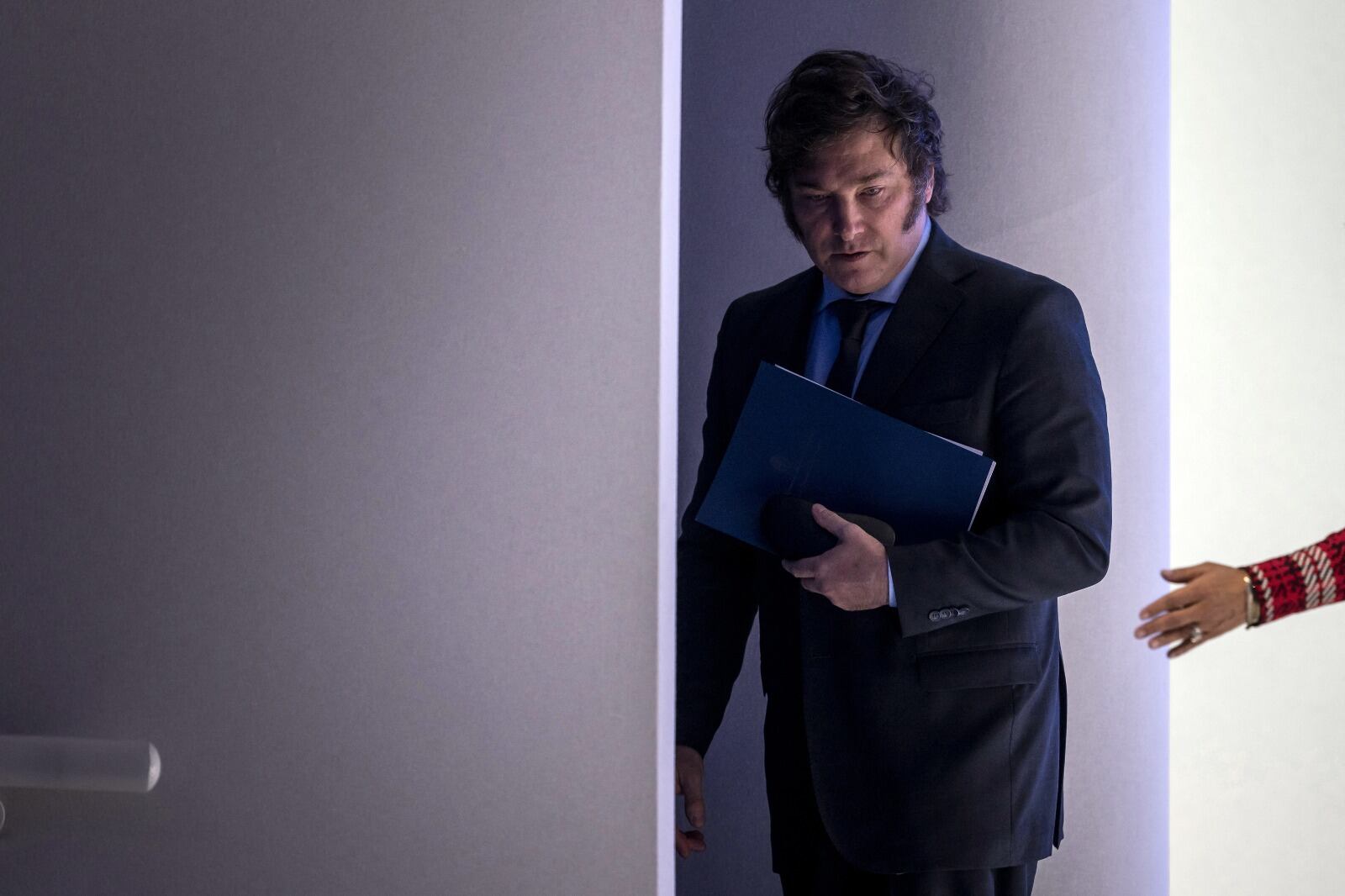 La imagen de Javier Milei, afectada por el ajustazo económico.