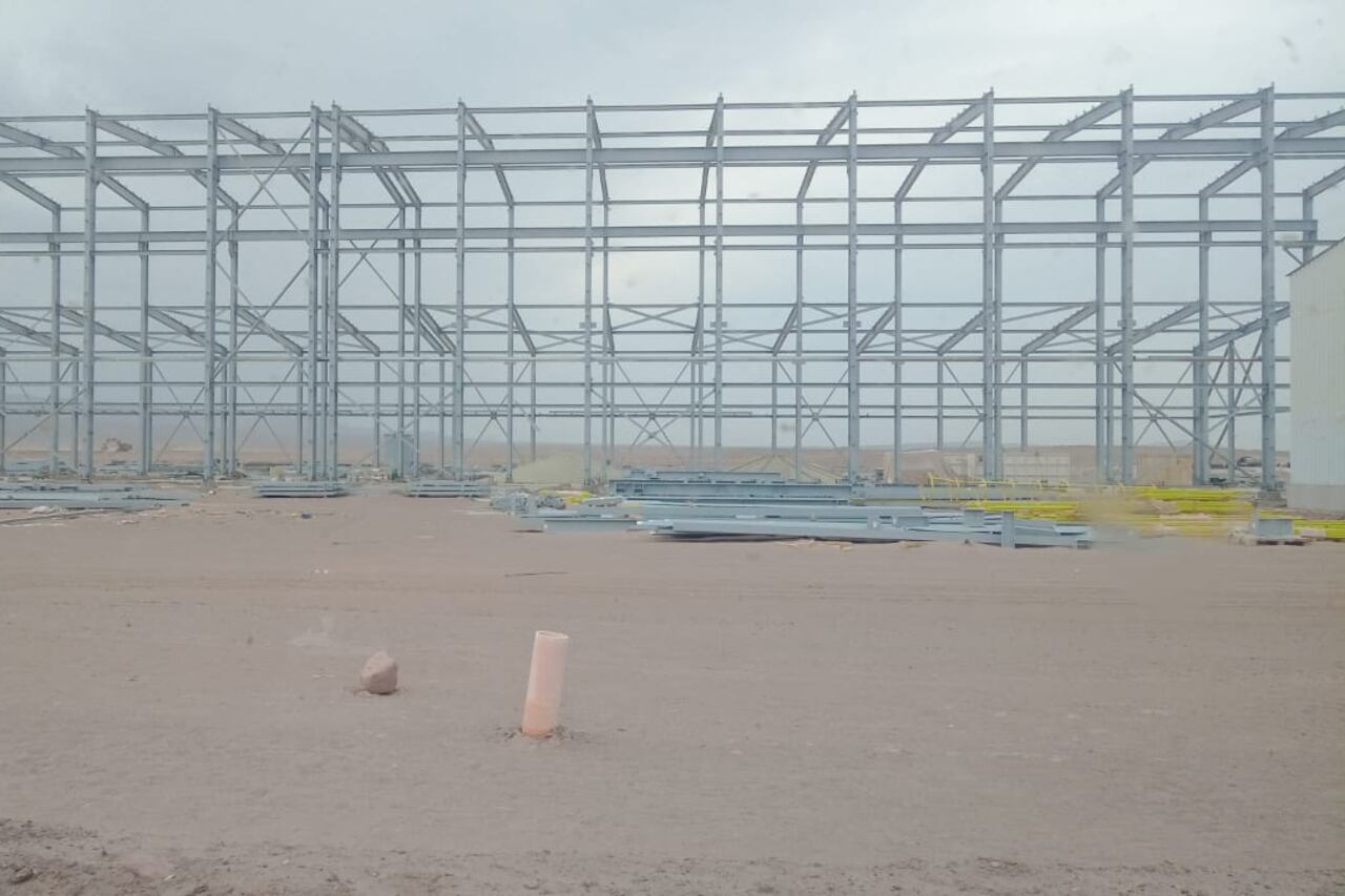 La obra de la planta procesadora de litio en Fiambalá quedó paralizada