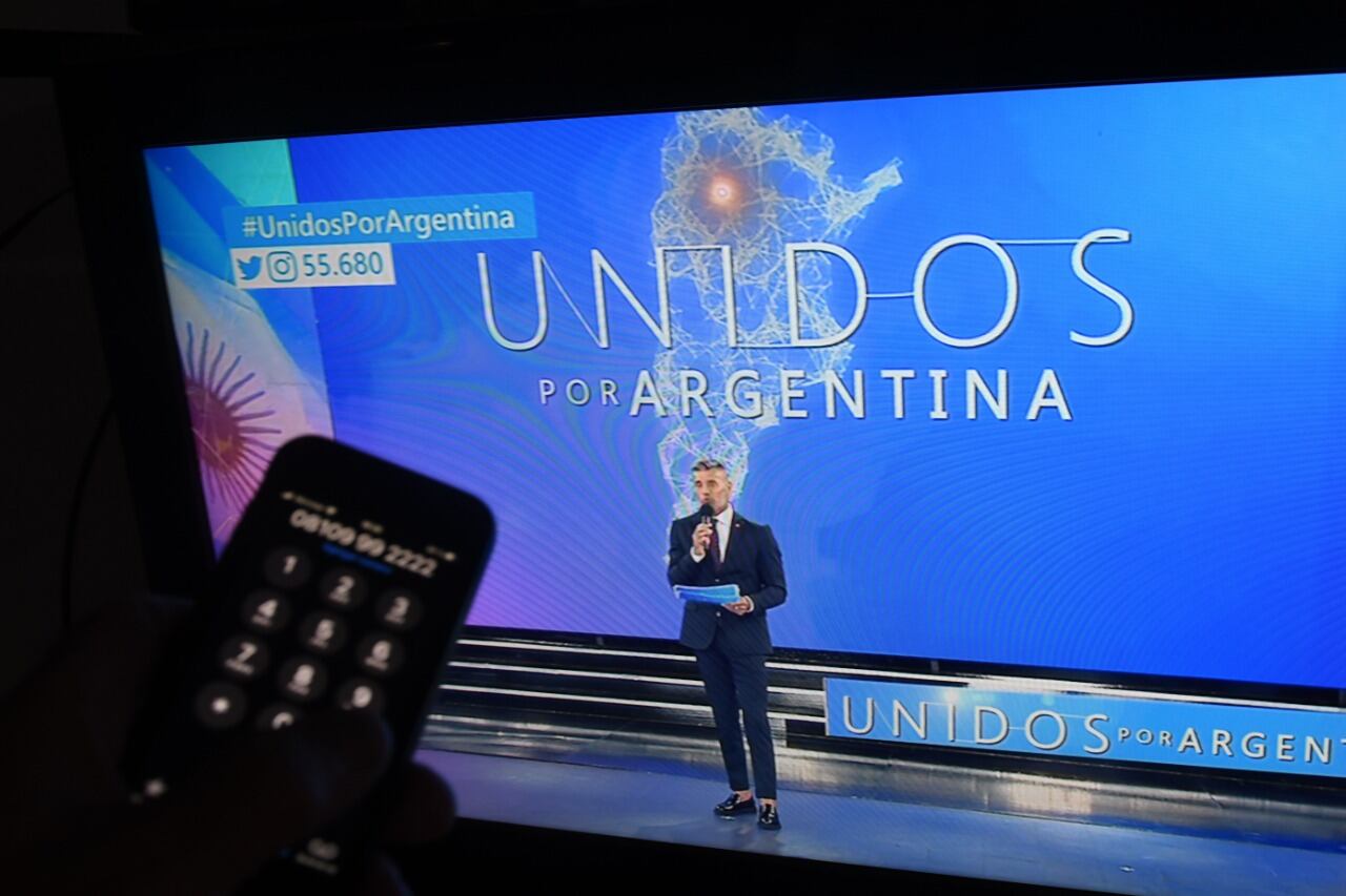 "Unidos por Argentina" tuvo conductores de todos los canales.