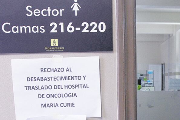 Tras el reclamo, el Gobierno anunció el “Complejo Hospitalario Sur”.