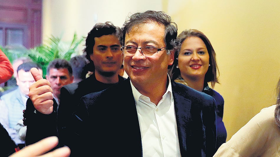 Gustavo Petro, del Movimiento Progresistas, uno de los ganadores.