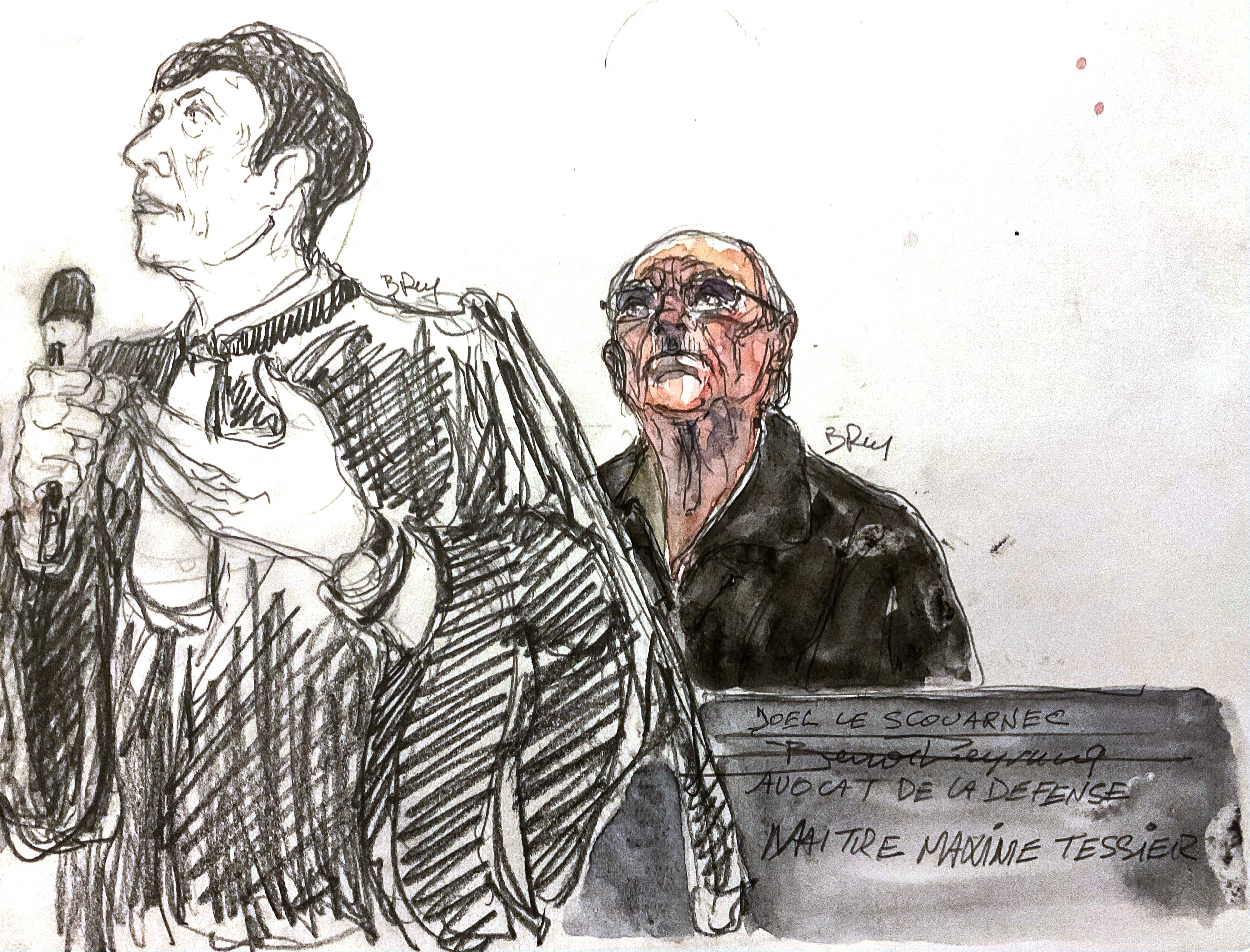 Uno de los abogados de la defensa alega ante el tribunal.