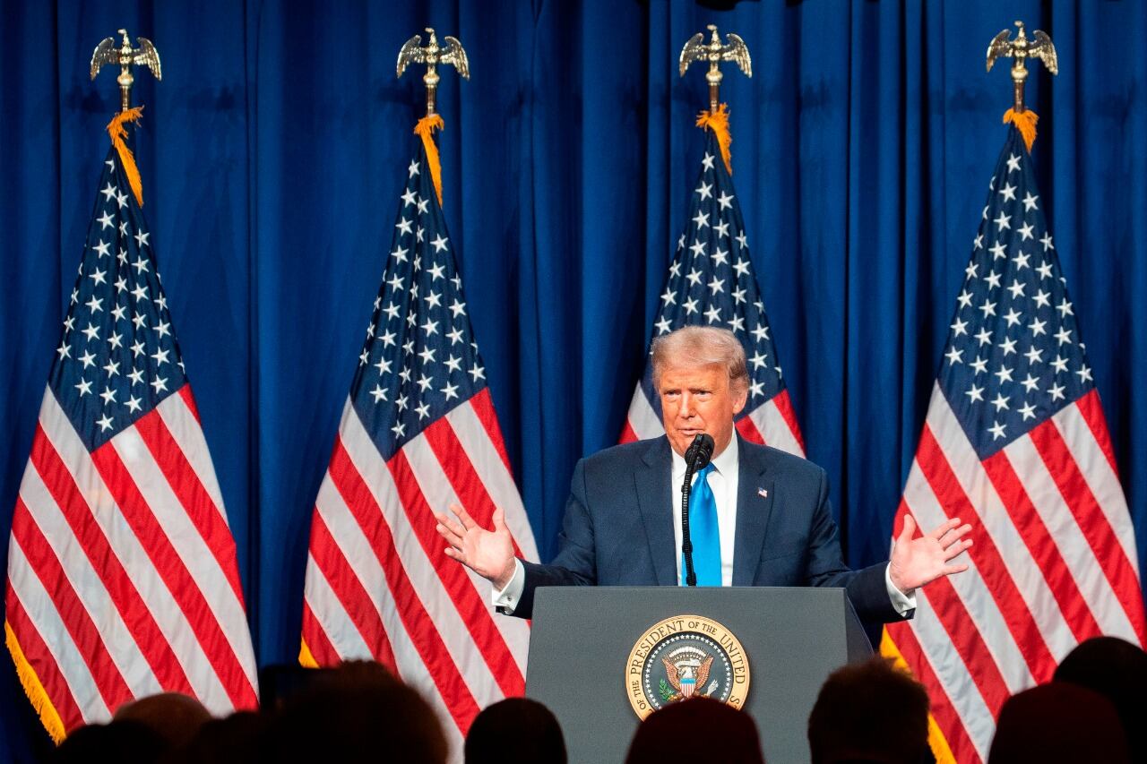 Trump fue acusado de fraude por los fiscales de tres estados.