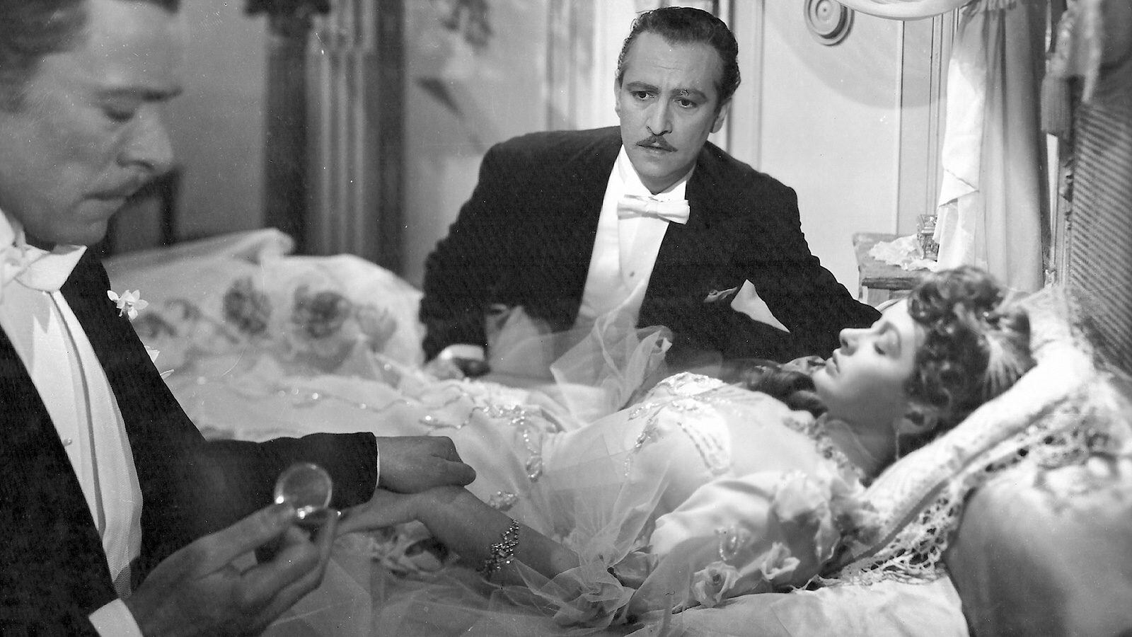 Hugo del Carril y Laura Hidalgo en "Más allá del olvido" (1956), su obra maestra como director.