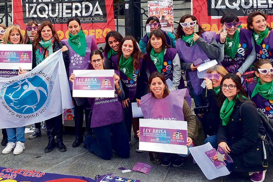 La Ley Brisa fue un reclamo del las mujeres para ayudar a chicos que perdieron a sus madres por femicidio.