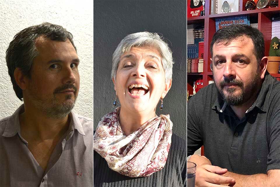 Bigliardi (Al pie del sillón), Mirad (La Ley Muia) y Britos (La Rote Kapelle)